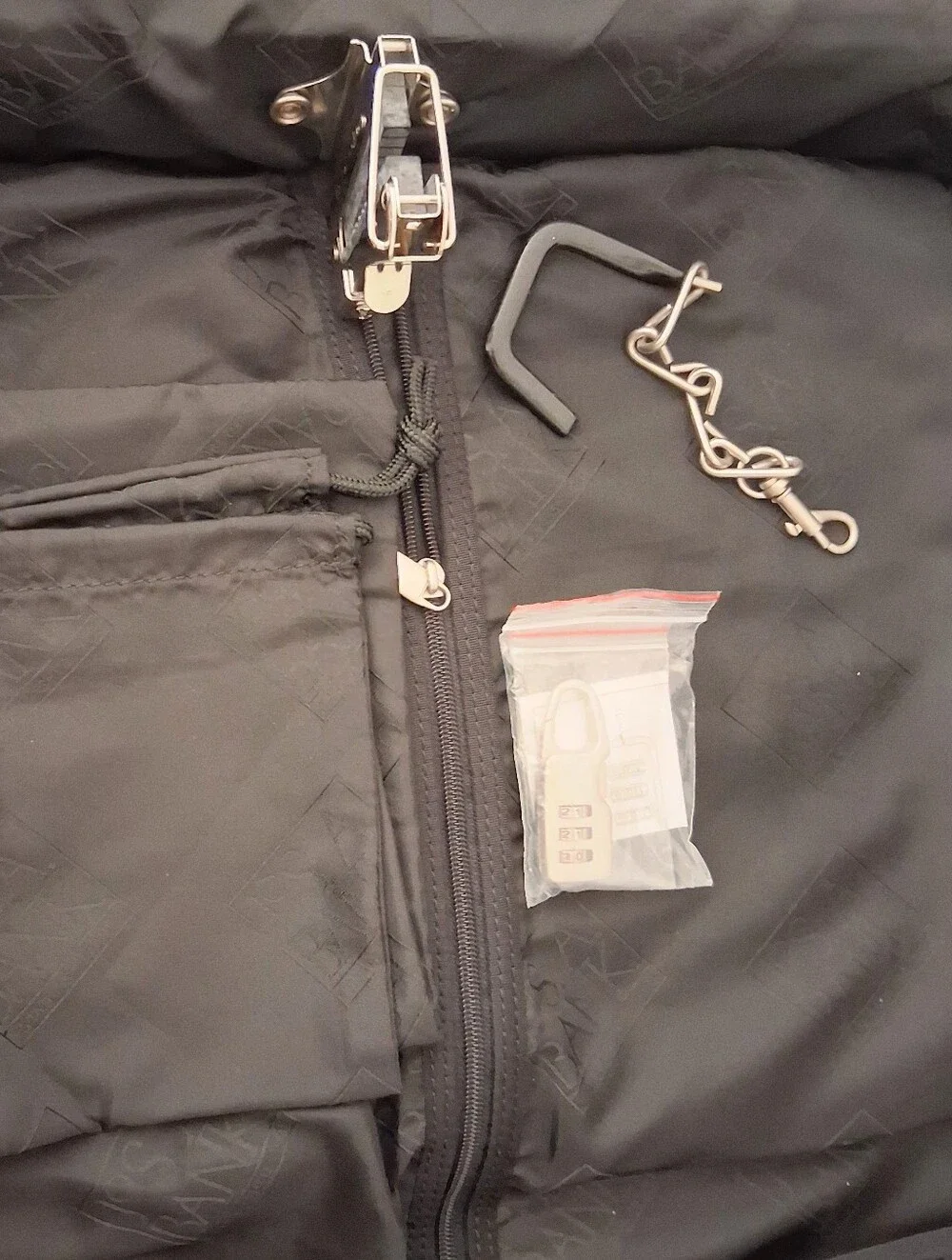Jos. A. Bank Black Travel Duffel Garment Bag with Shoulder Strap